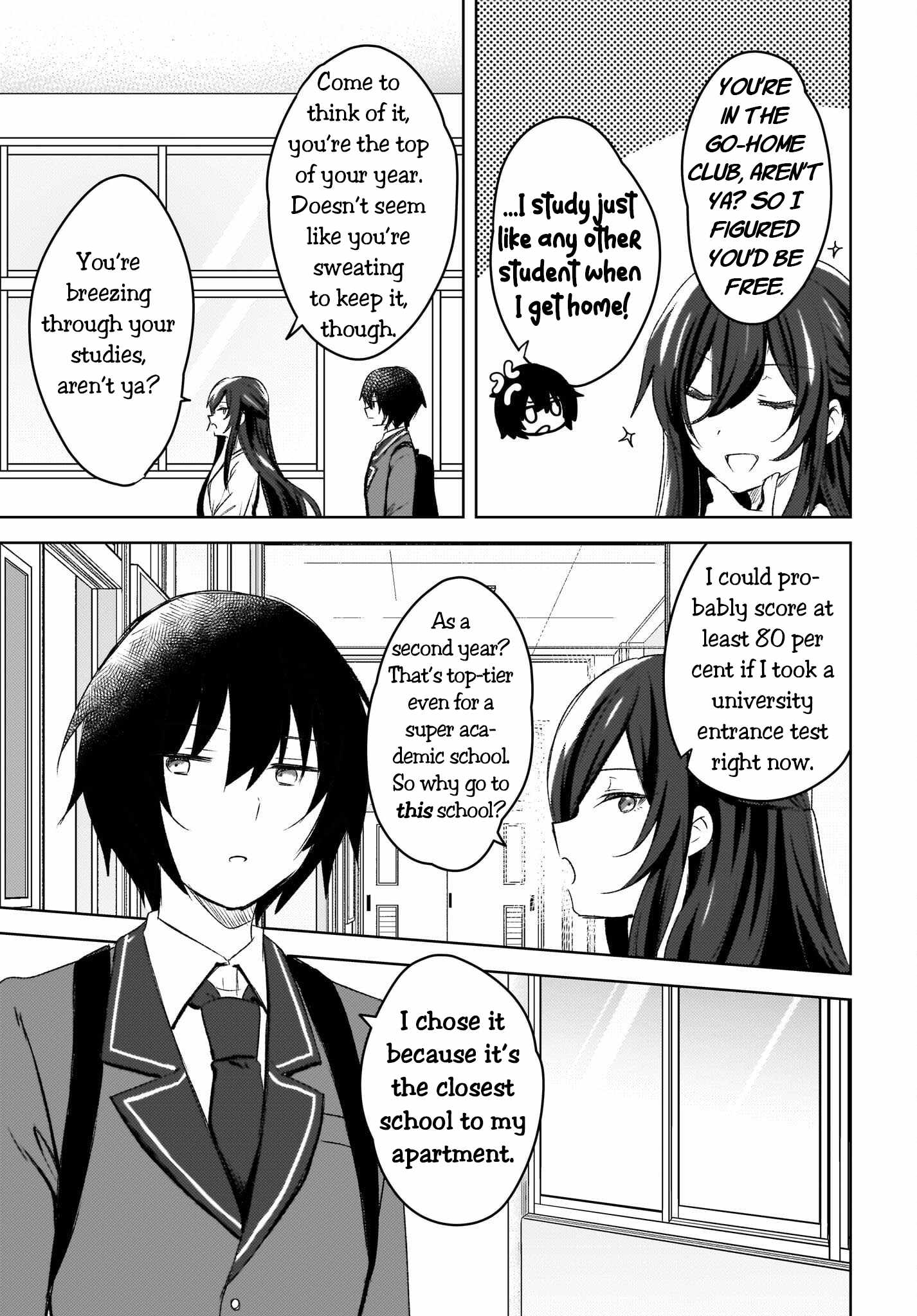 Ushiro no Seki no Gyaru ni Sukarete Shimatta -Mou Ore wa Damekamoshirenai- Chapter 4 3